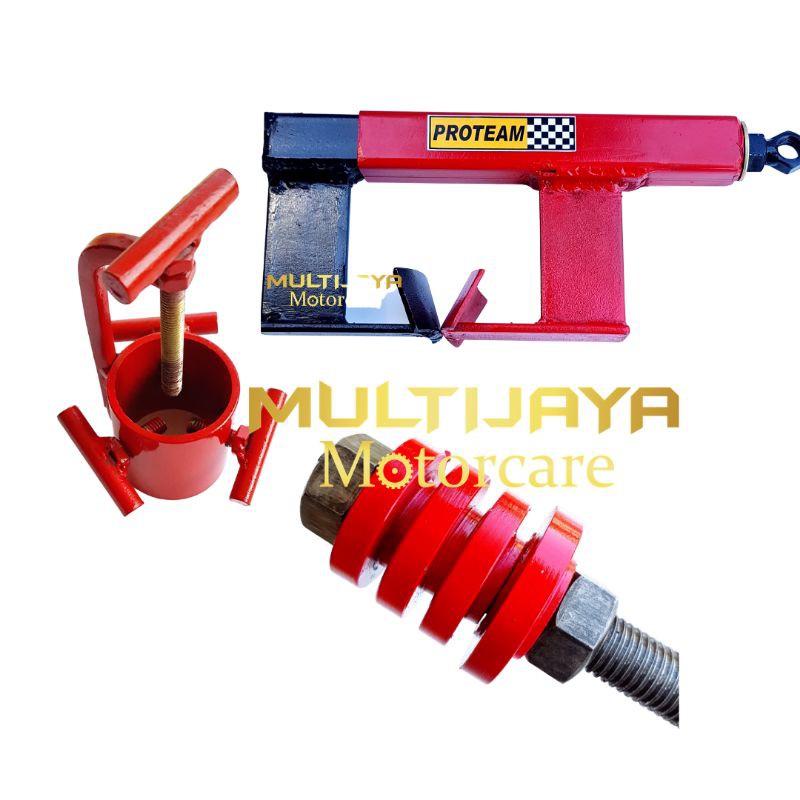Paket Alat Press Ban Jumbo + Treker Komstir + Treker Shock Depan Universal