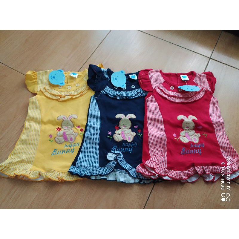 Dress Bayi papanda 3-6 Bulan