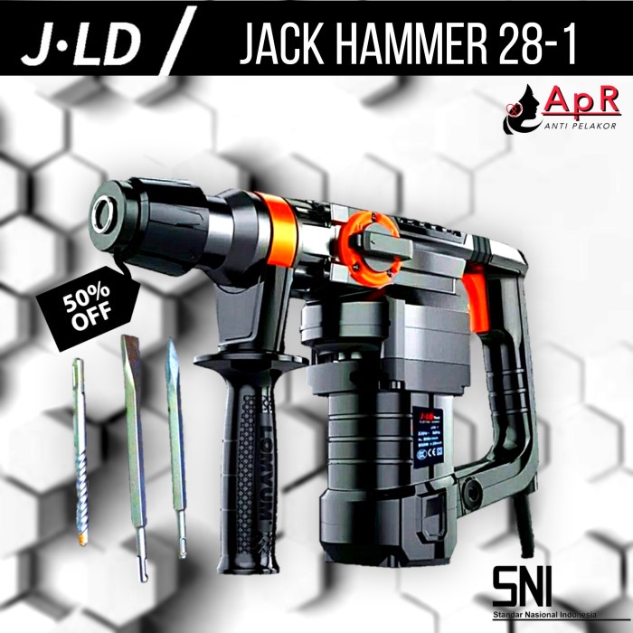 Jack Hammer JLD ROTARY HAMMER J28-1 Mesin Bobok beton PROMO