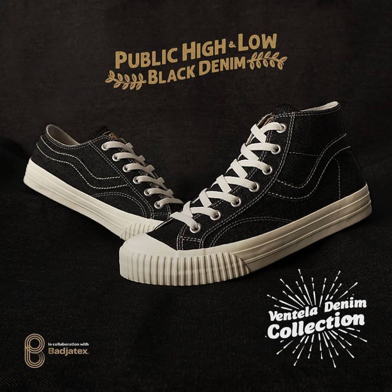 

VENTELA PUBLIC BLACK DENIM