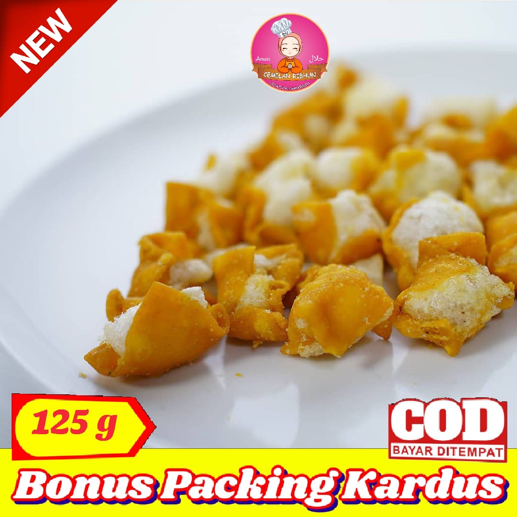 

TERMURAH Siomay Kering 125g ORIGINAL / Somay Kering Mini | Cemilan Ribhun - makanan ringan snack kiloan jajanan jadul