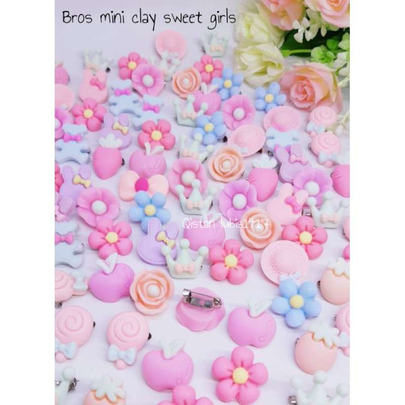 Bros mini clay sweet girls 12pcs