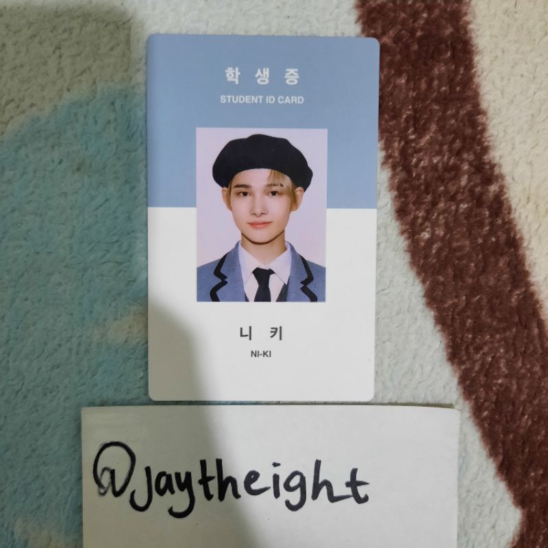 NIKI OFFICIAL ID CARD SG ENHYPEN