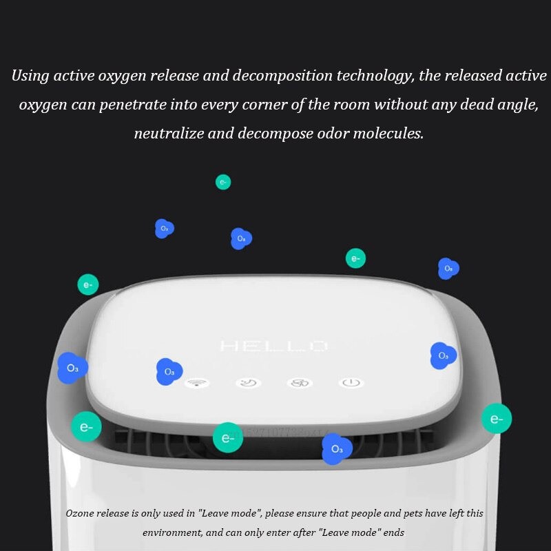 Youpin PETONEER Smart Air Purifier UV Sterilizer Ozone Generator - AOE030