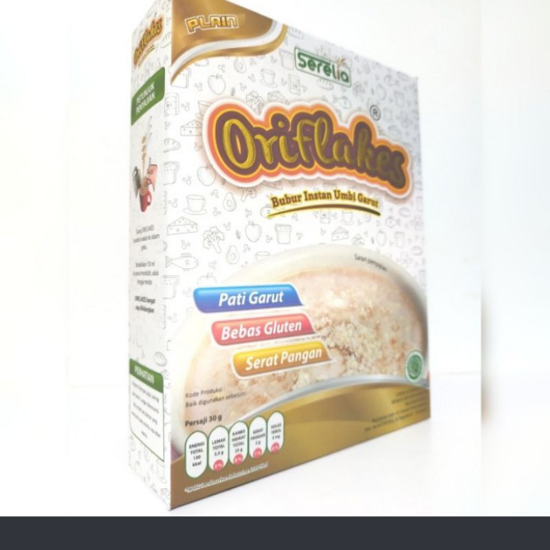 

TERLARIS ORIFLAKES PLAIN/SEREAL UMBI GARUT SOLUSI ASAM LAMBUNG,MAAG,/ORIFLAKES 350GRAM