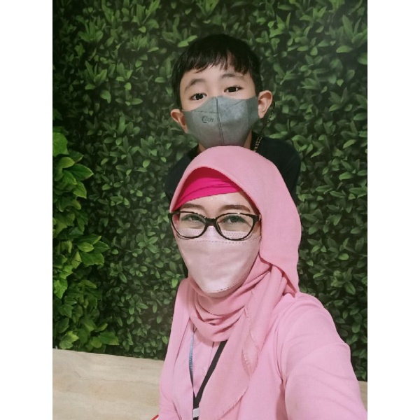 MASKER KF94 MIRIP SENSI CONVEX EVO WARNA MAROON BIRU PINK MERAH HIJAU KHAKI TOSCA 1 PAX ISI 10 PCS