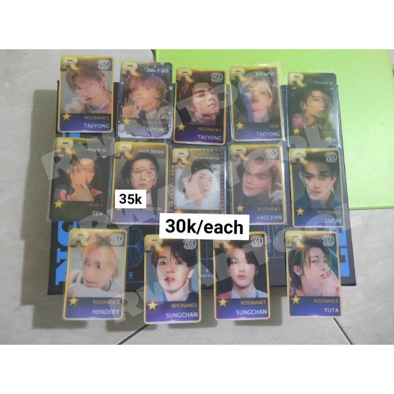Pc Lenticular Fanmade NCT Taeyong Jaehyun Mark Doyoung Haechan (Wajib Checkout Packing) (Baca decs)