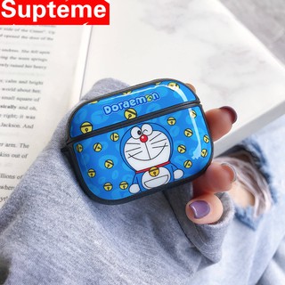 Case Desain Kartun Doraemon  Warna  Biru  untuk Airpod 