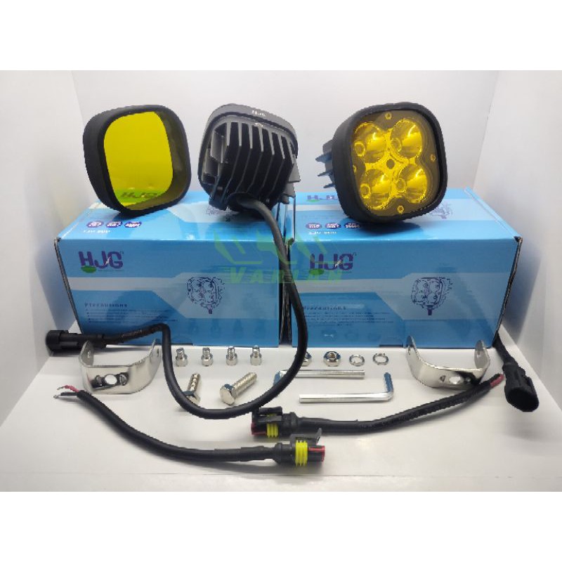 NEW LAMPU TEMBAK CREE 4 LED L4Z 60WATT CREE SPOTLIGHT  4 MATA LED WATERPROOF Merk HJG