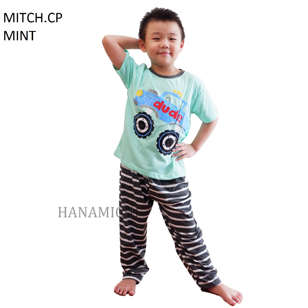 Hanamichi MITCH.CP Baju Tidur Anak Lengan Pendek