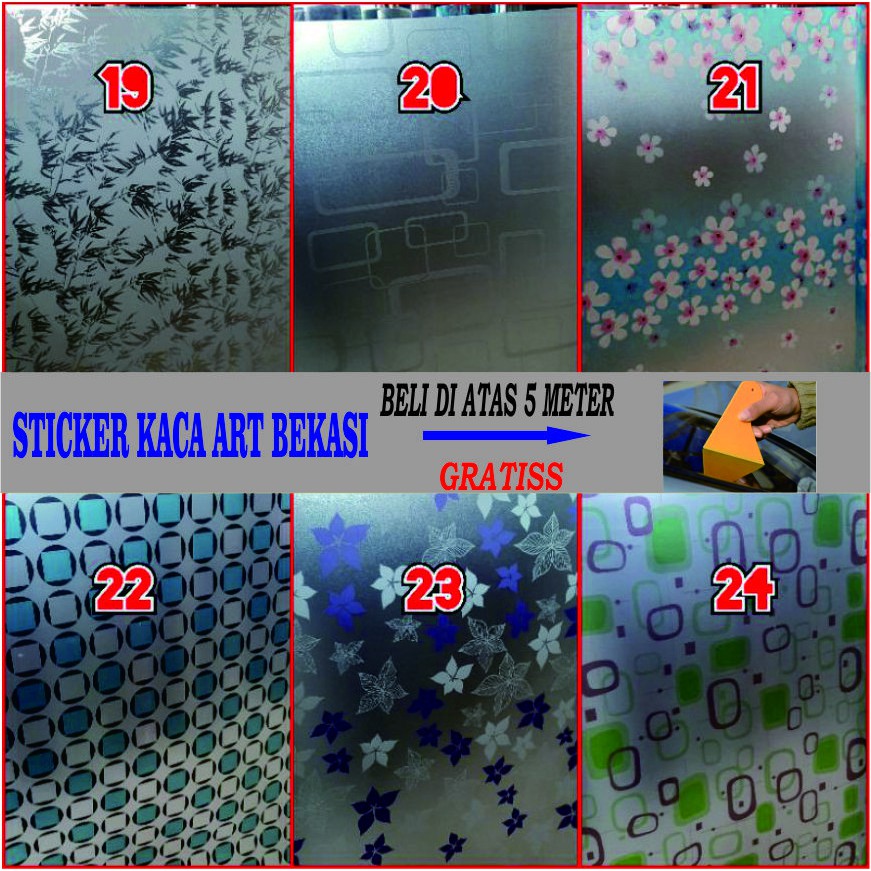 STIKER KACA JENDELA / STICKER KACA JENDELA MURAH / STIKER KACA MOTIF