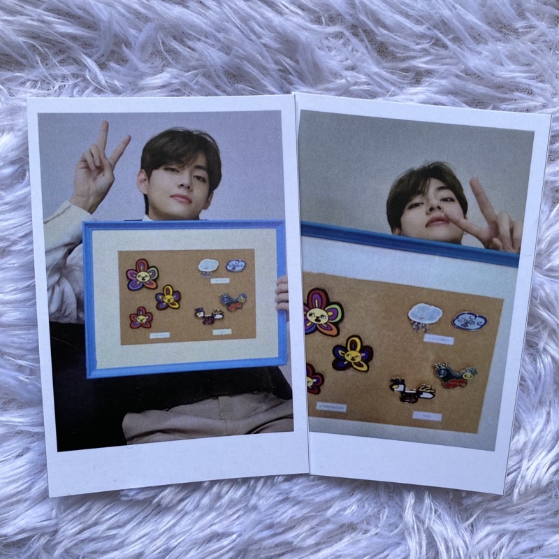 SUGA V JIN JHOPE JIMIN RM JUNGKOOK BTS MERCH COLLECTION MADE BY ARTIST PHOTOCARD