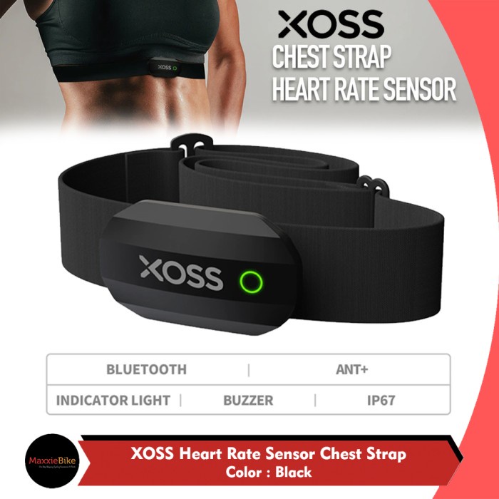 Jual XOSS X1 Heart Rate Sensor Strap Chest Monitor Sensor Jantung Dada