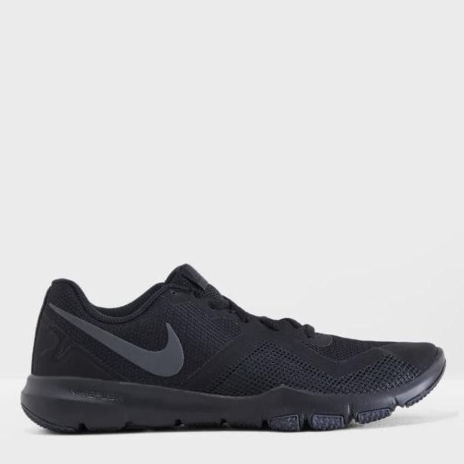 PROMO TERBATAS SEPATU GYM PRIA~ NIKE FLEX CONTROL II TRAINING SHOES BLACK ON SALE