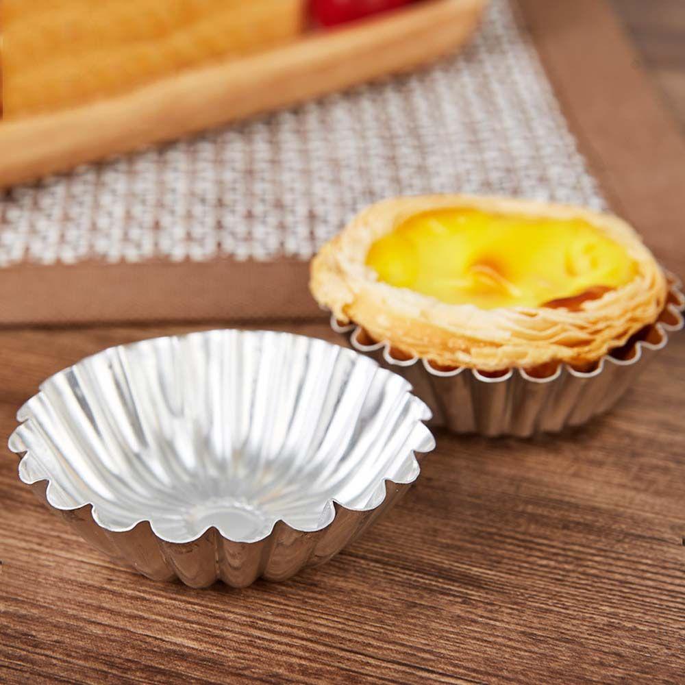 QUINTON Cetakan Kue Tart Mini 25pcs Cookie Pastry Alat Kue Cupcake Egg Tart Mold