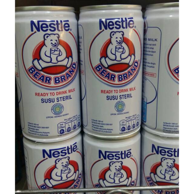 

NESTLE BEAR BRAND SUSU STERIL 189ml