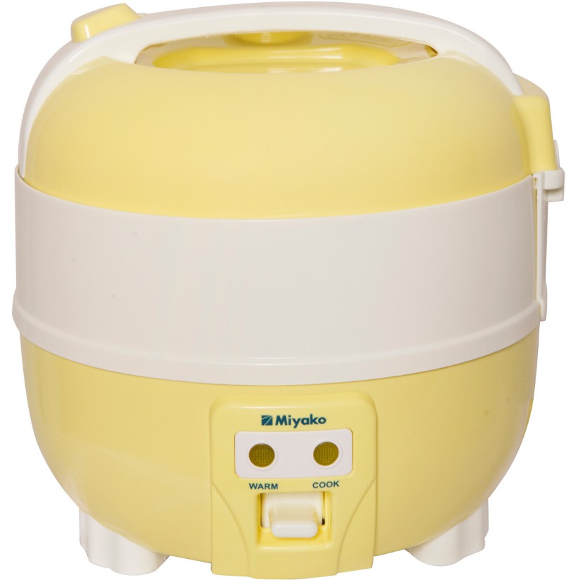 Miyako MCM610 Rice Cooker / Magic Com 1 Liter 3 in 1 Bonus Gelas Ukur dan Sendok Nasi