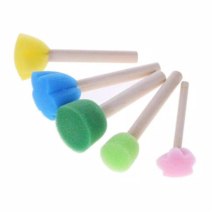

Kuas Lukis Busa Sponge Brush Painting Brush Kuas Lukis Anak 5 pcs