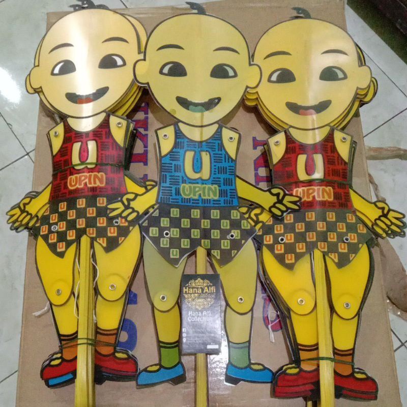 Mainan Wayang Upin Ipin Bergerak Murah Satuan