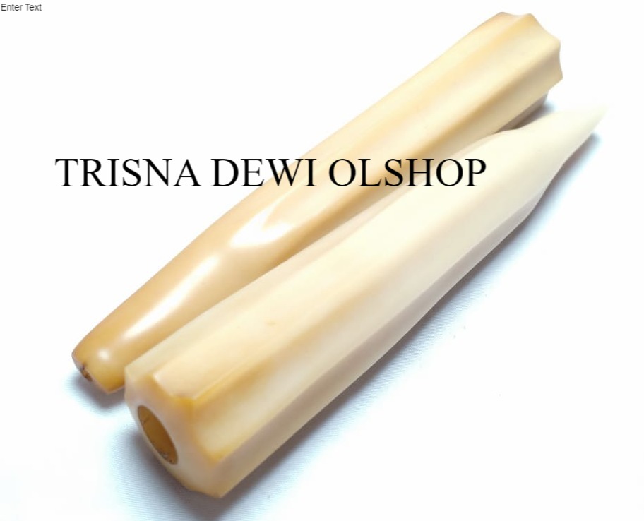 Pipa Rokok Tulang Sapi Motif Blimbing