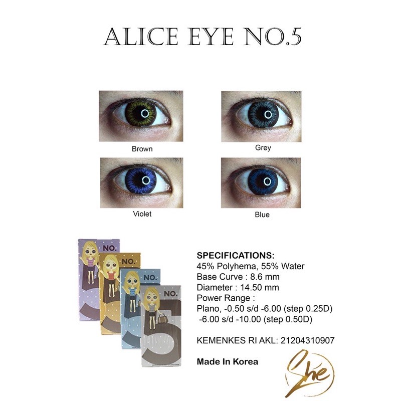 

SOFTLENS ALICE no 5