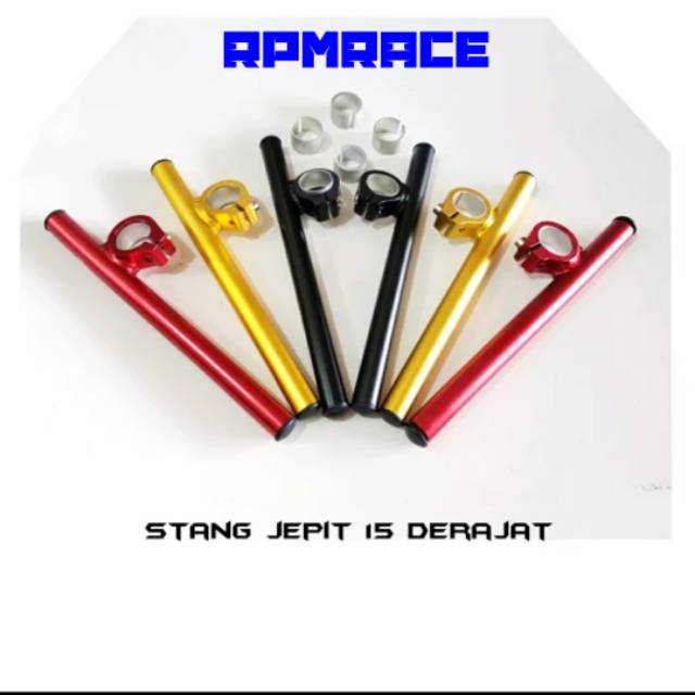 Stir Stang  Jepit Drag 15 Derajat Universal Ninja 150 Vixion Rx king Scorpio Satria Fu Dll