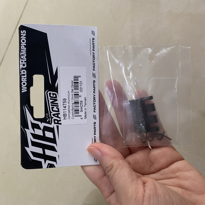 

(ST126) Competition aluminium clutch/spring 1.0mm set (3pcs) elegan