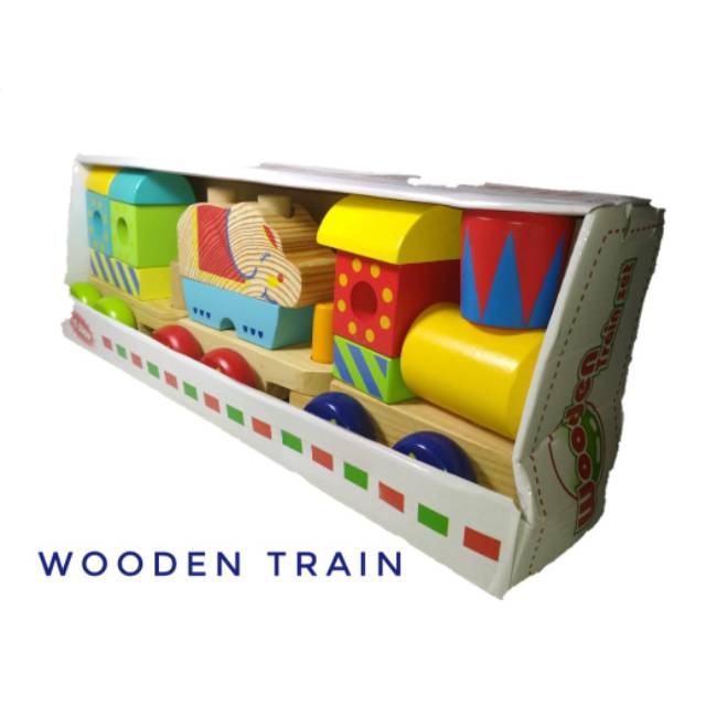 Smarttoys wooden train