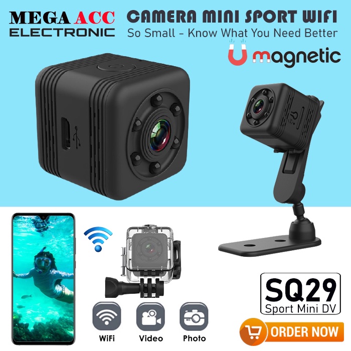 Jual Camera HD Mini Sport WIFI SQ29 30M Waterproof Sport Camera With