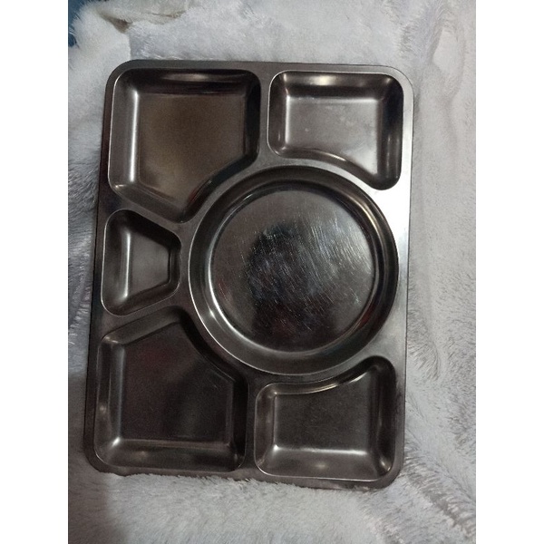 preloved plato piring stainless tebal