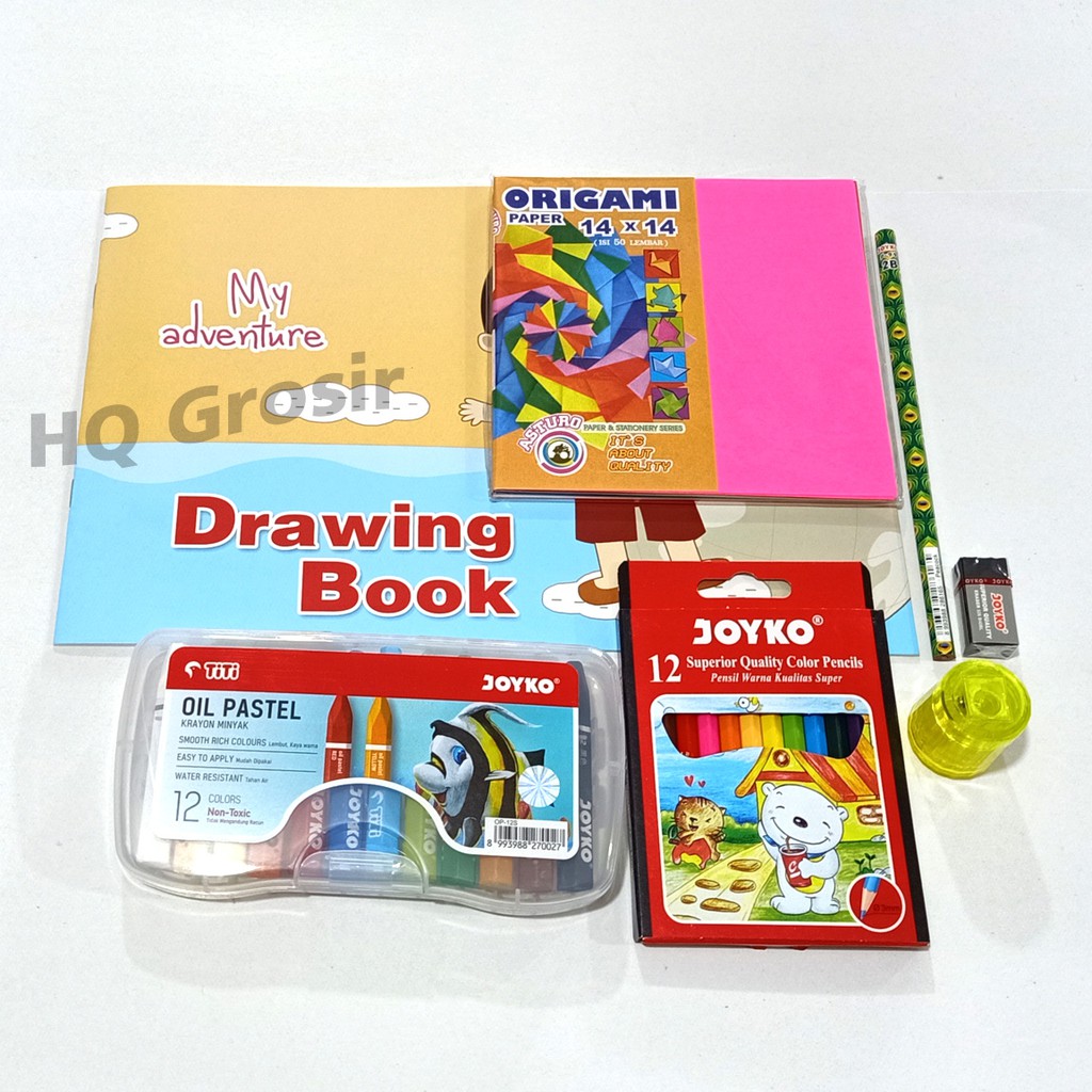 

diskon" Paket Menggambar / Paket Alat Tulis untuk TK