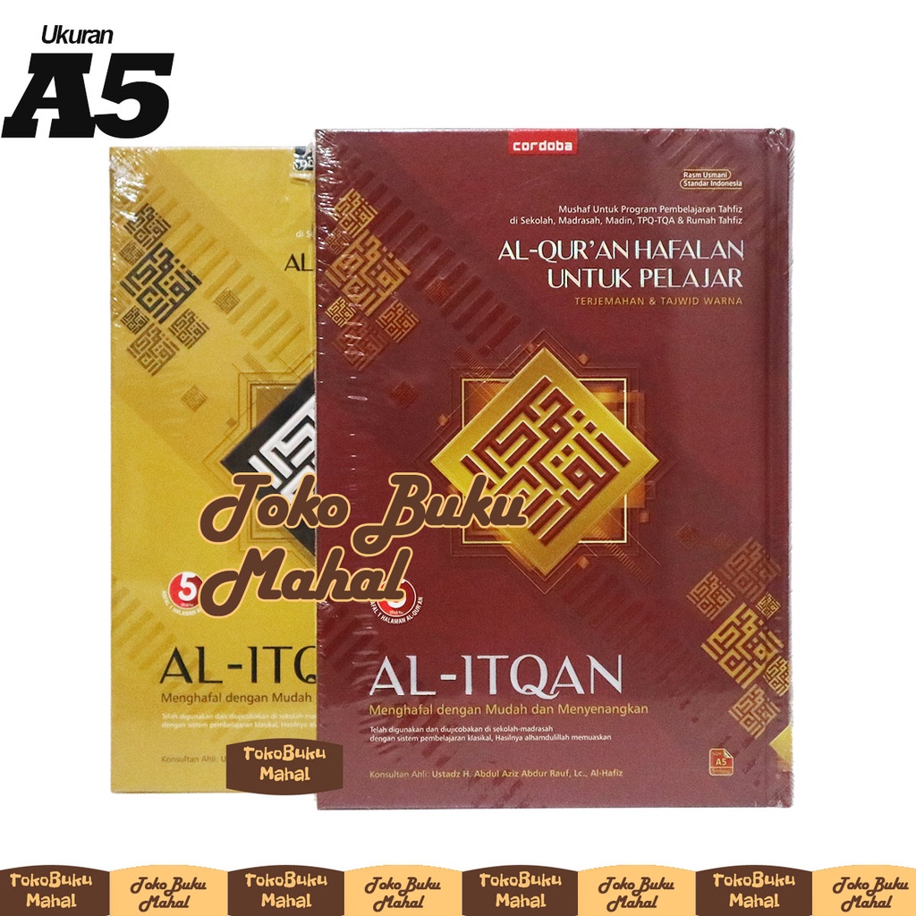 Jual Al Itqan A Cordoba Al Quran Hafalan Metode Al Itqan Al Quran Hafalan Untuk Pelajar