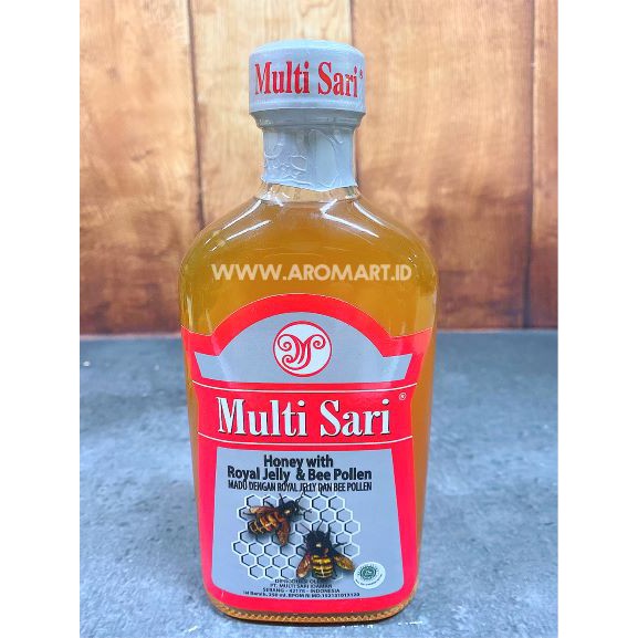 

Madu Multi Sari dengan Royal Jelly dan Bee Pollen - 250 ml