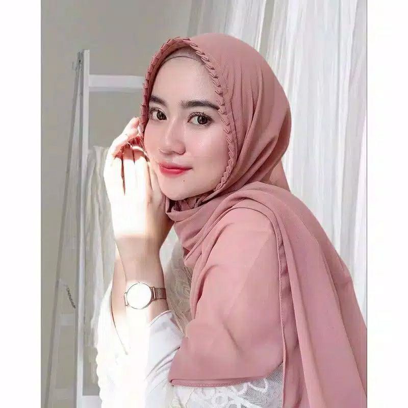 Pasmina Renda Lipit Tali Diamond