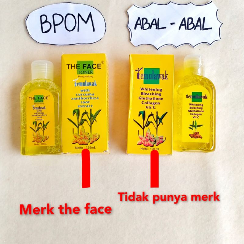 Toner Temulawak ORIGINAL BPOM The Face