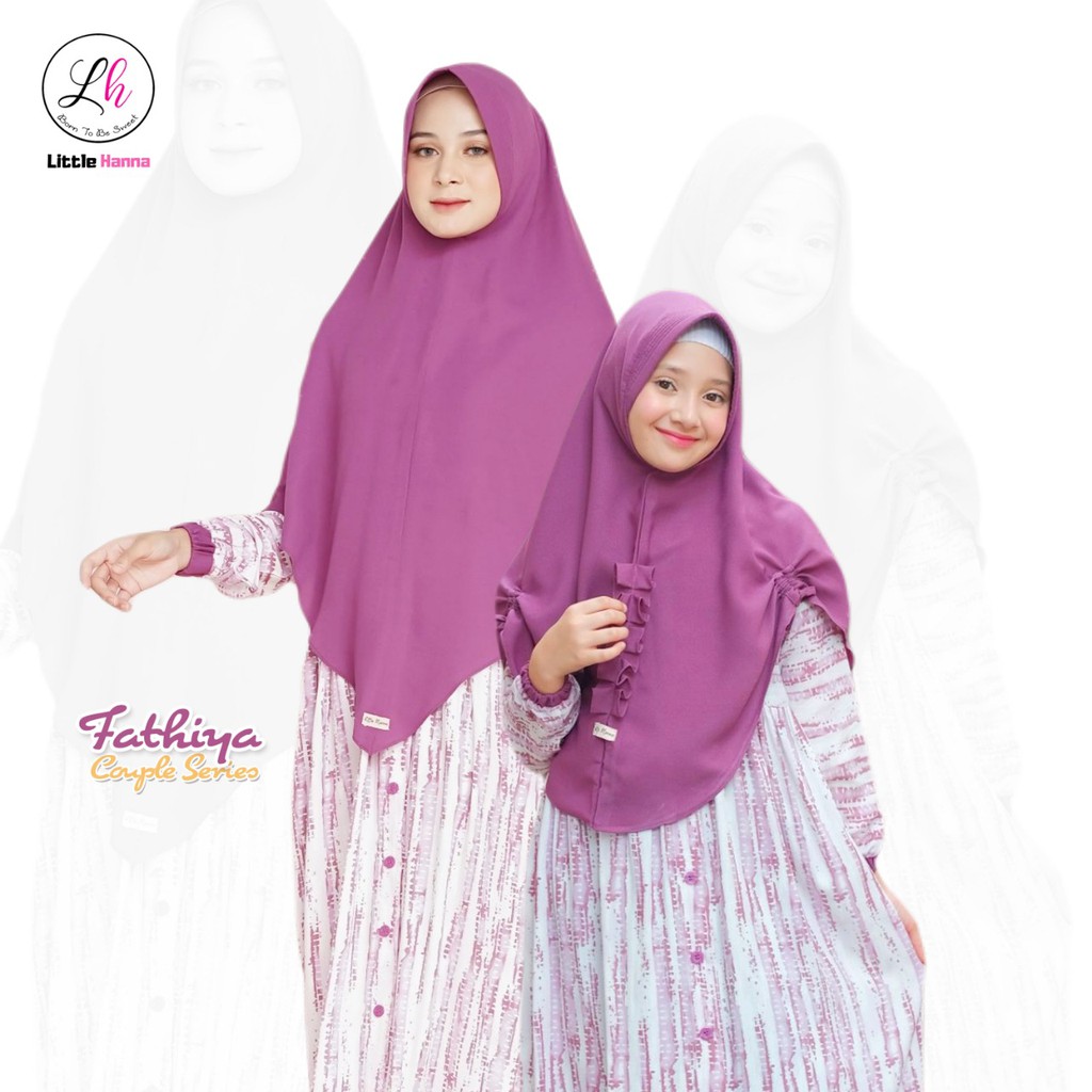 Gamis Fathiya mom Series by Little Hanna Upright