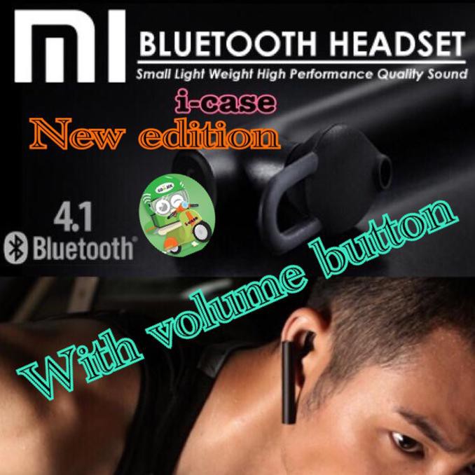 HEADSET XIAOMI BLOTOTH-MI HEADSET BLUETOOTH ORIGINAL 100%