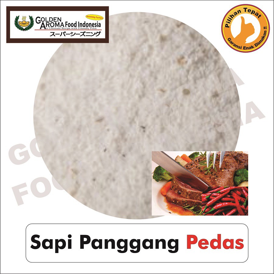 

Bubuk Tabur Rasa Sapi panggang pedas 250gr Bumbu Serbaguna Enak Murah Halal 1/4Kg Seasoning Powder