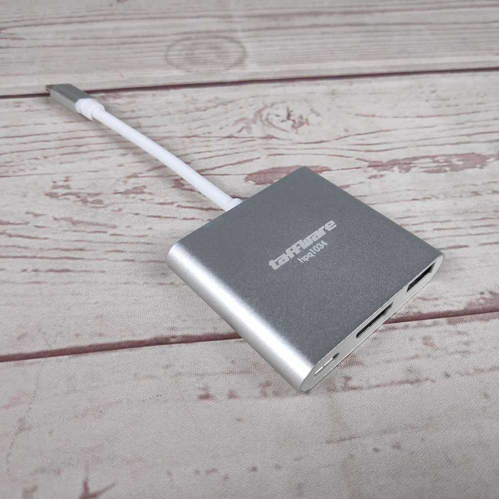 TB - Taffware USB Type C 3.1 to USB 3.0 HDMI USB Type C - hpq1034