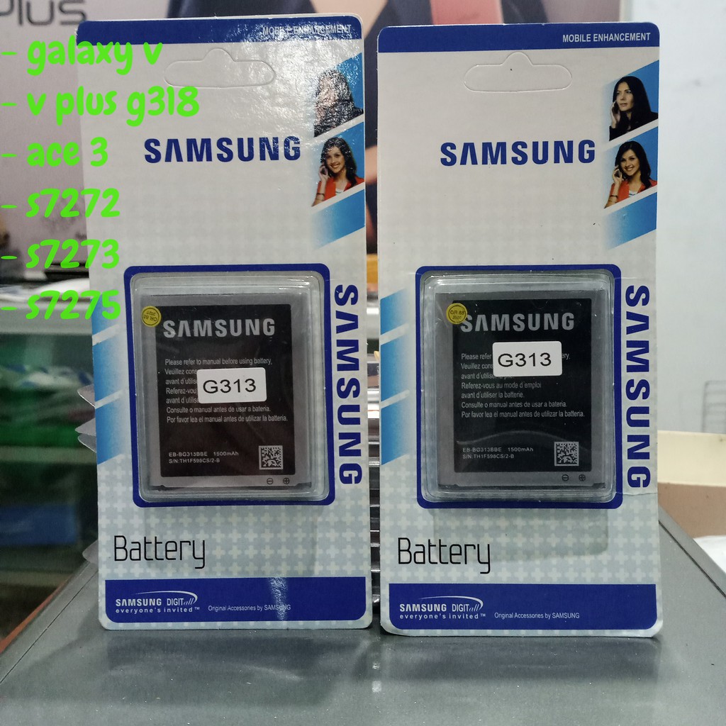 Baterai batre battery samsung Galaxy v G313_G318_ACE 3 S7270 S7272 7275 ORI