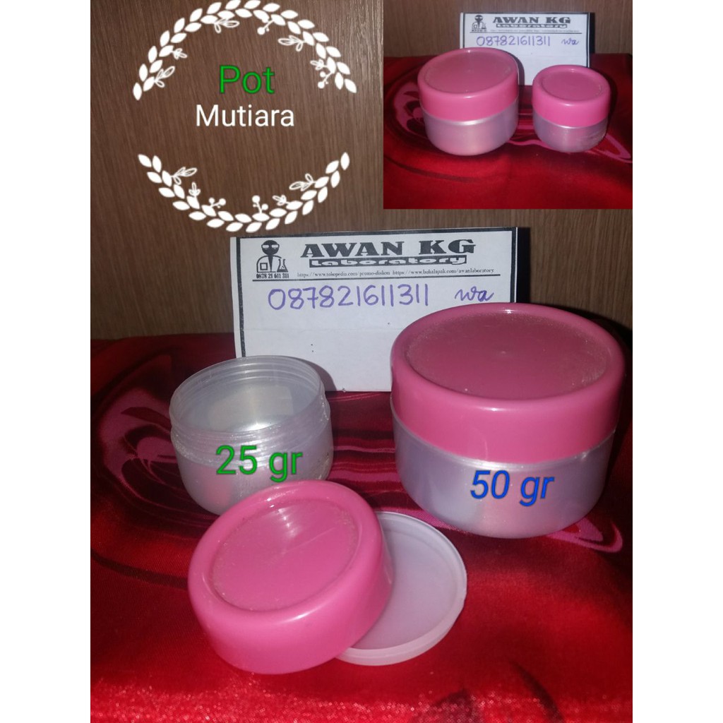 pot cream mutiara besar 50 gram
