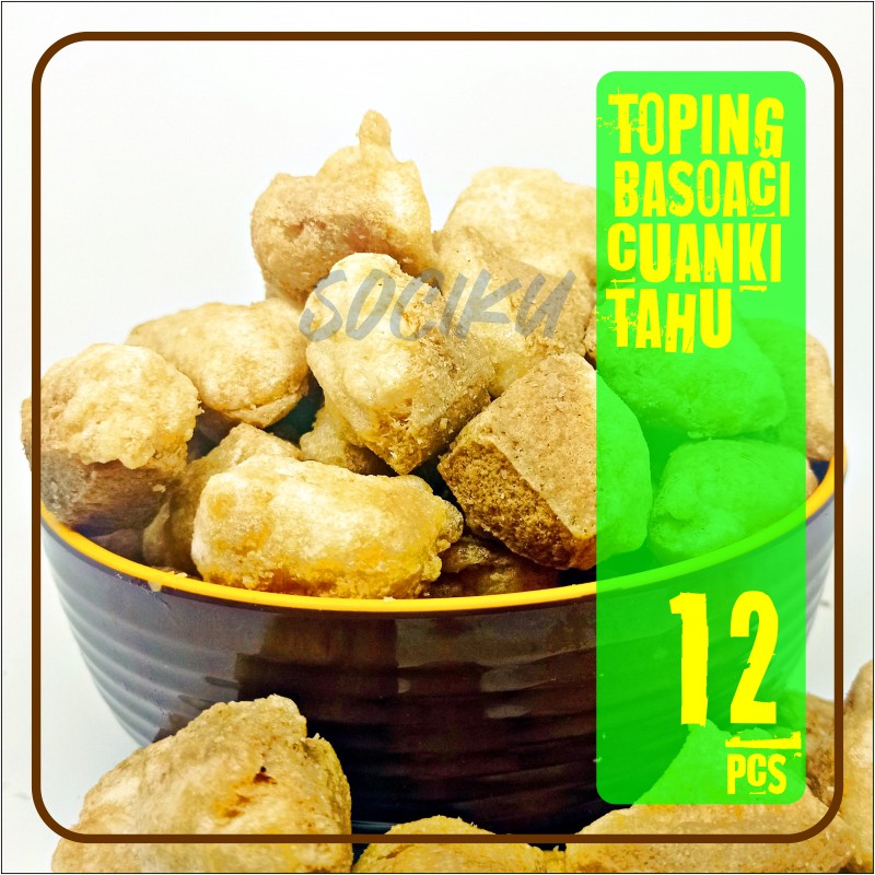 

toping baso aci siomay tahu 12 bji