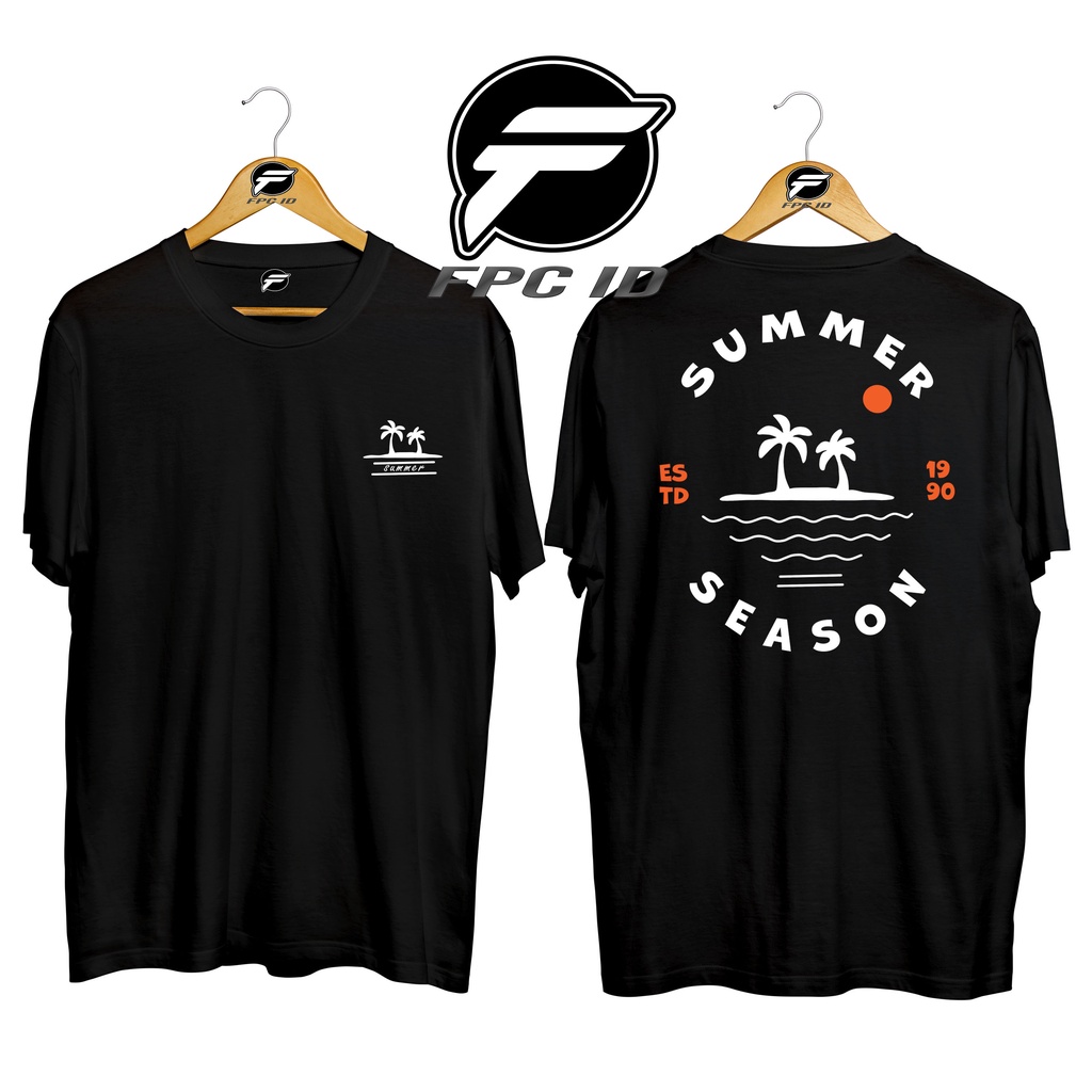 Kaos Surfing Summer Season 1990 Cotton Combed 30s Premium