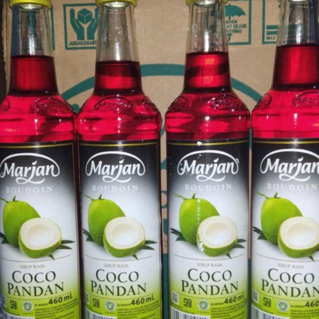

Syirup marjan boudoin cocopandan dan melon 460ml exp.2023