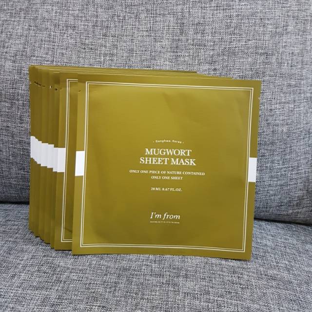 I'm from mugwort sheet mask | im from mugwort sheet mask