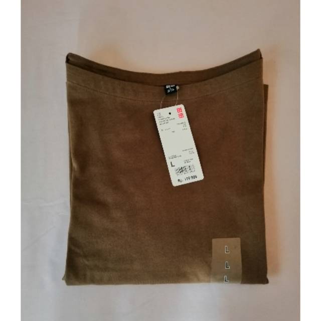 UNIQLO T-SHIRT WANITA LENGAN MERCERIZED