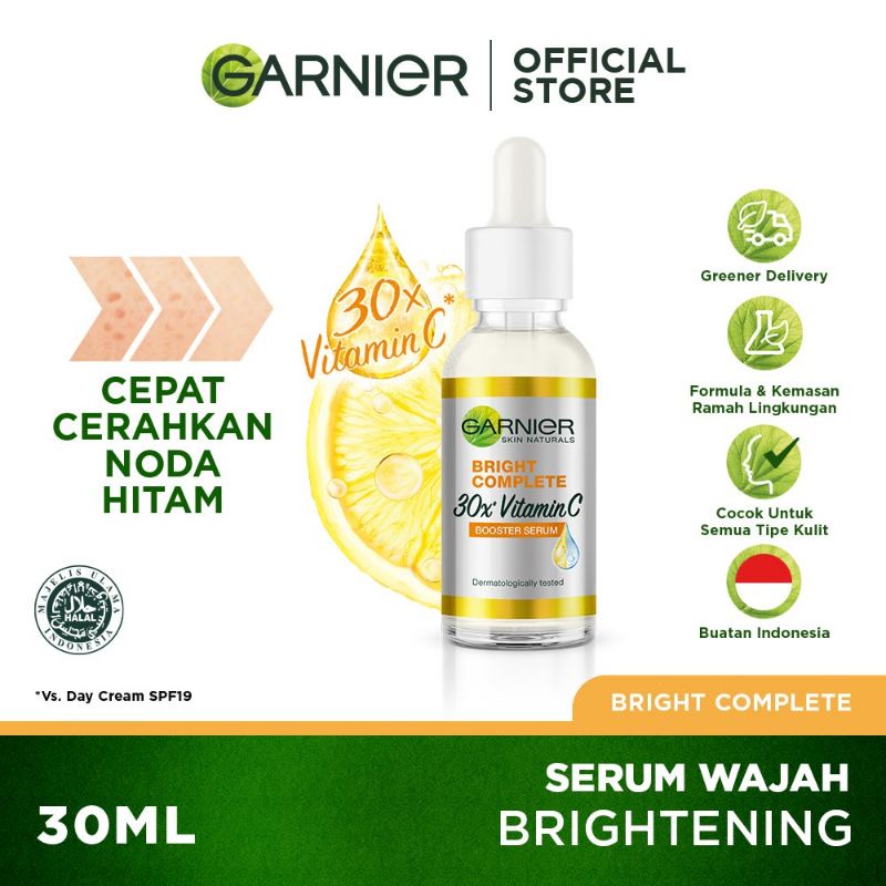 Garnier Bright Complete Vitamin C 30X Booster Serum 15ml&amp;30ml