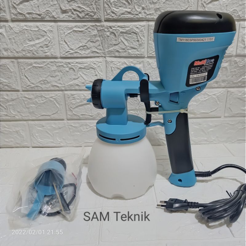 spray gun multipro esp 99 hp mesin semprot cat elektrik garansi 1thn
