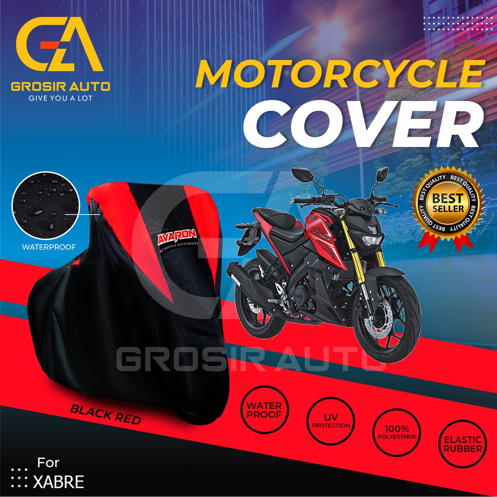 Sarung Motor AVARON XABRE/ Penutup Pelindung Body Cover Motor Warna Anti Air Merk Avaron