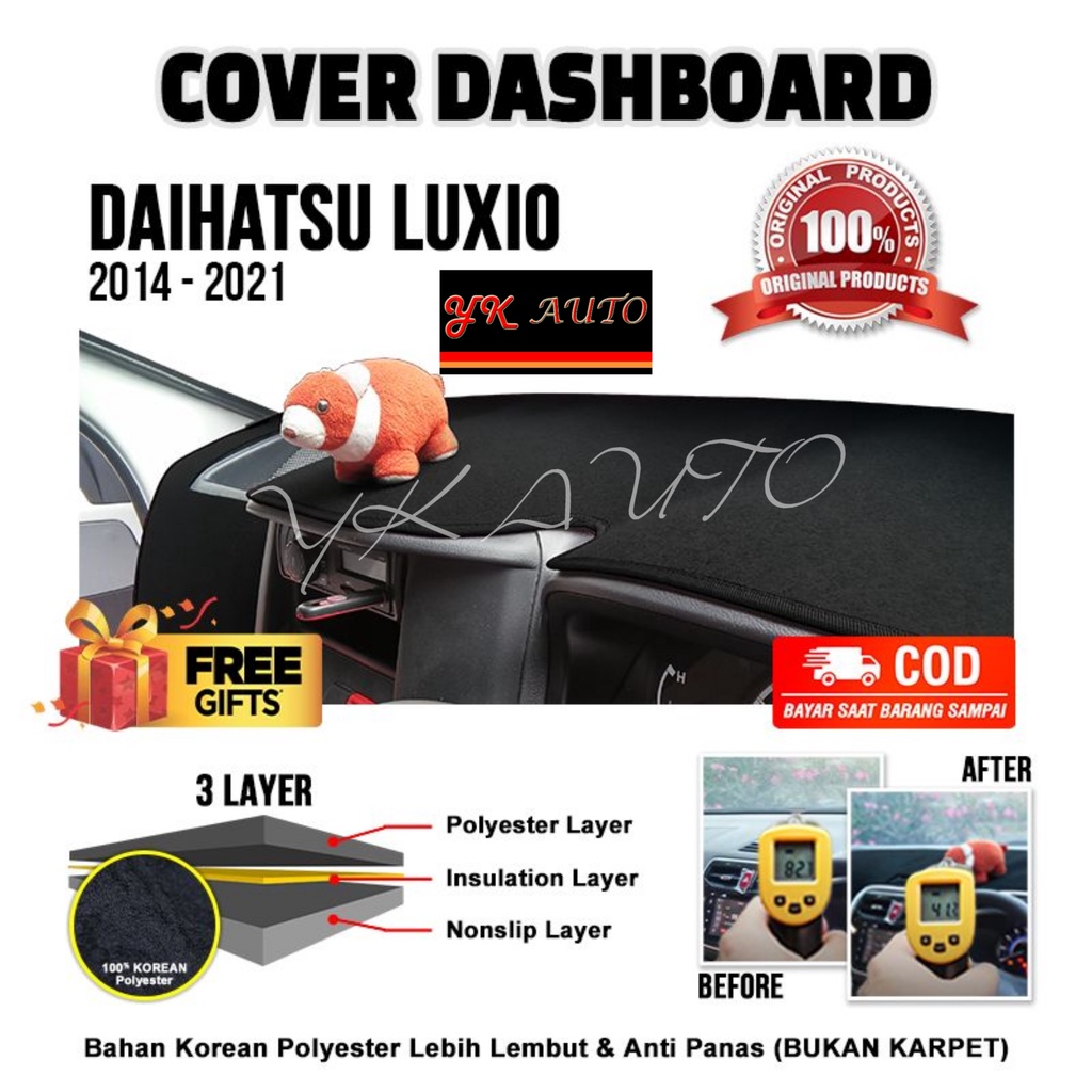 Cover Dashboard Luxio Premium Cover Dasboard Daihatsu Luxio Dasbor Dasbord
